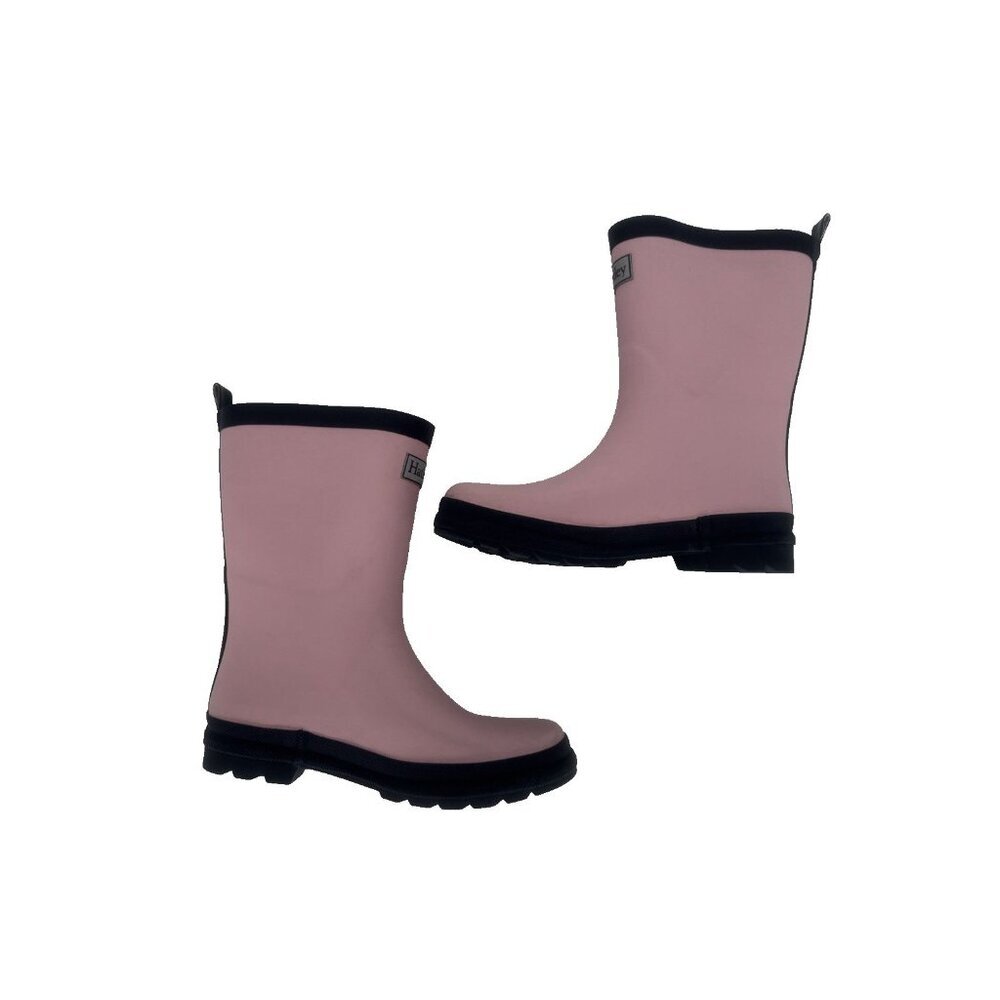 Hatley Classic Kids Rain Boots Pink Matte Navy Size 3 Toddler $25 rubber boot - Picture 5 of 12